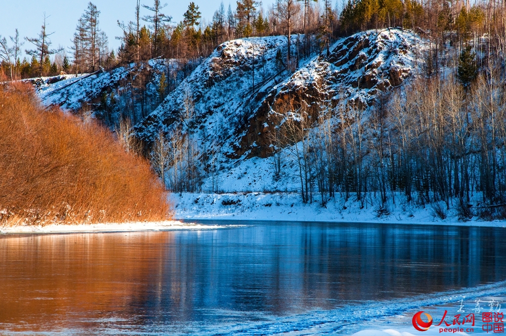 Un hiver tranquille dans les montagnes du Grand Khingan