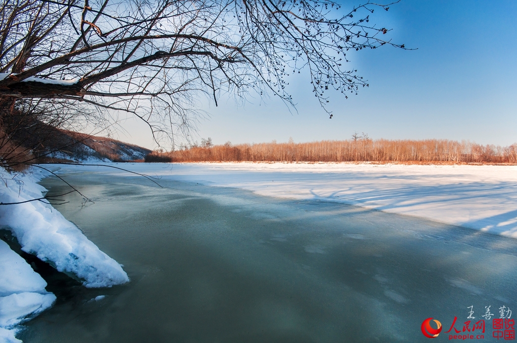 Un hiver tranquille dans les montagnes du Grand Khingan