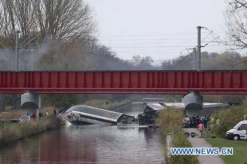 France : une rame d'essai d'un TGV déraille près de Strasbourg, faisant 