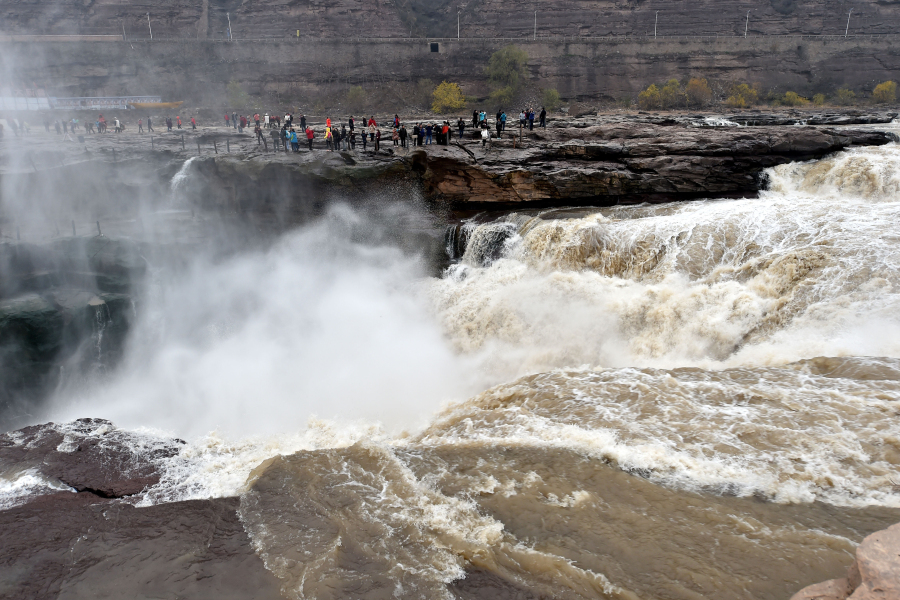 Chine : la cascade Hukou sur le fleuve Jaune