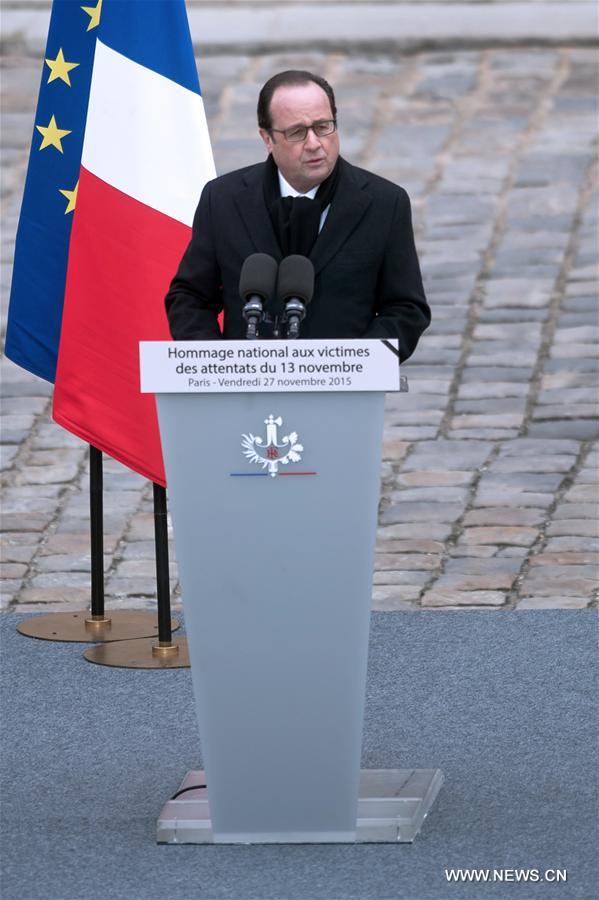 Hommage aux victimes des attentats de Paris : la France restera elle-même 