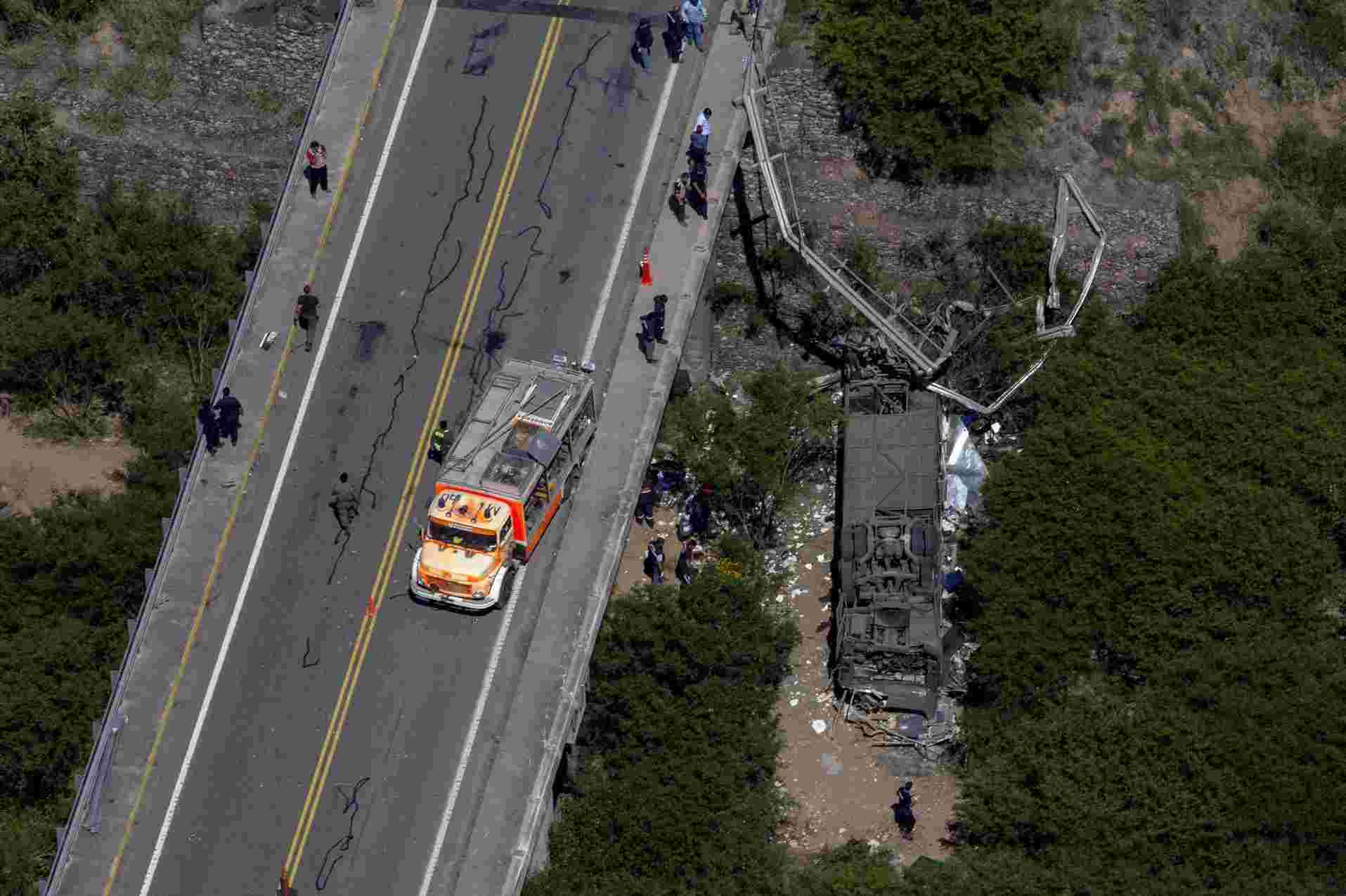 Accident de bus dans le Nord de l’Argentine : au moins 43 gendarmes tués