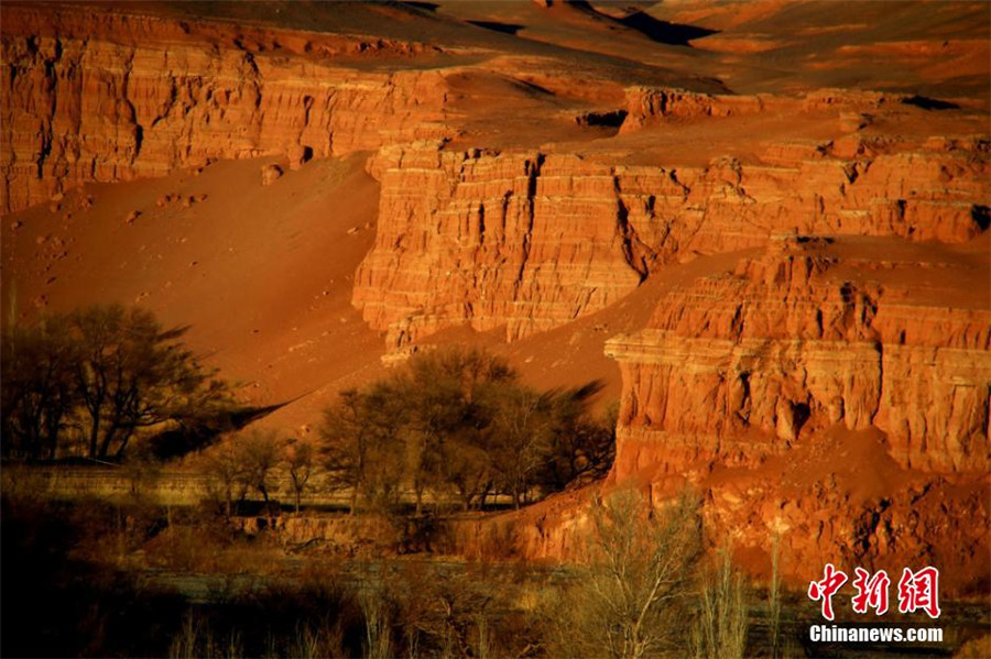 Xinjiang : les paysages flamboyants de la vallée de Honghe