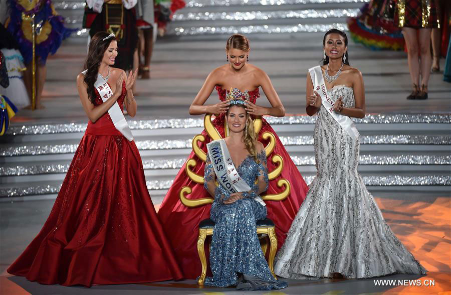 Miss Espagne couronnée Miss Monde à Sanya