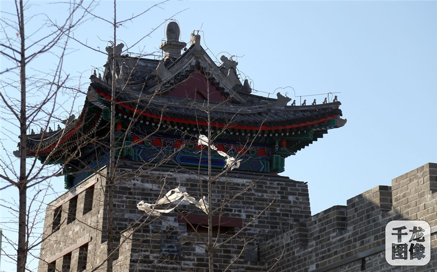 Beijing : reconstruction de la tour de guet de Zuo'anmen