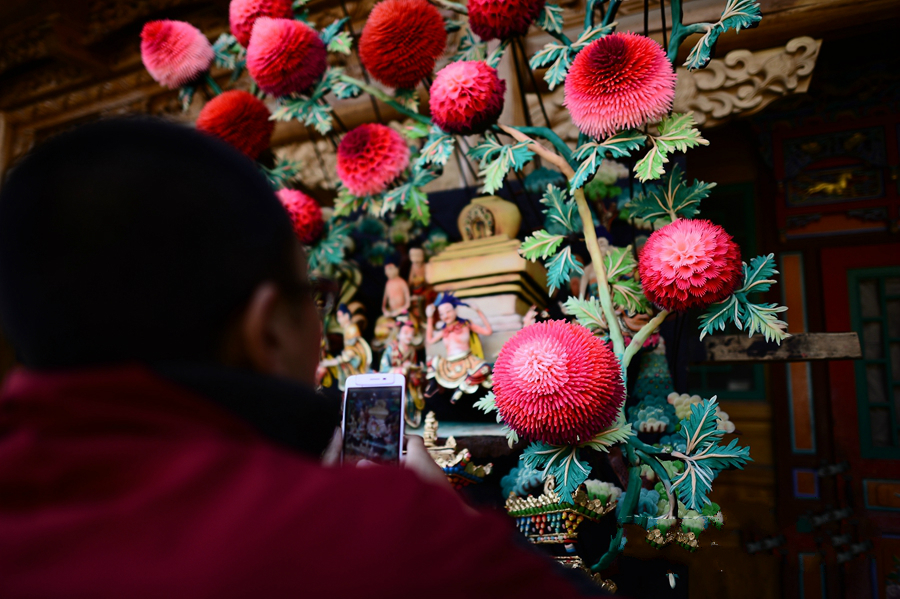 Art hivernal : la sculpture sur beurre au Tibet