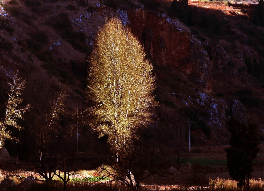 Paysage du bourg de Xize au Yunnan