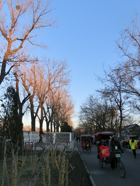 Retour d'un ciel bleu à Beijing