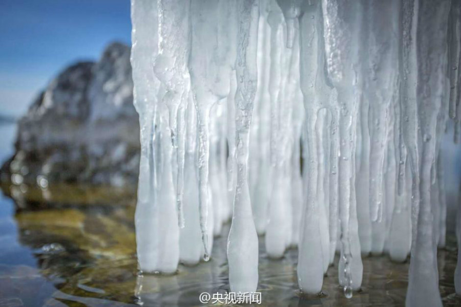 Entre calme et pureté sur les rives gelées du lac Sayram