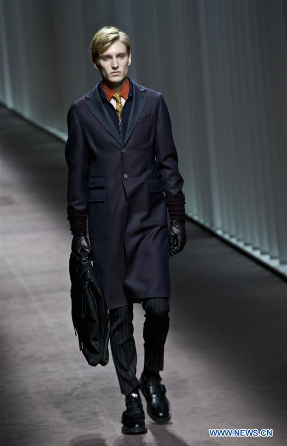 Défilé Canali lors de la semaine de la mode masculine à Milan