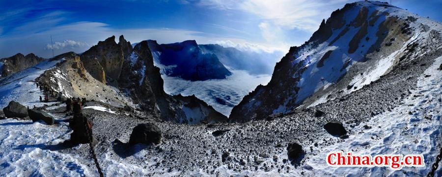 Les splendeurs du Mont Changbai en hiver