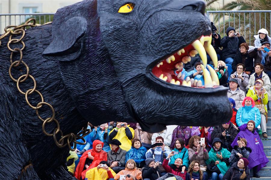 Le carnaval de Viareggio en Italie