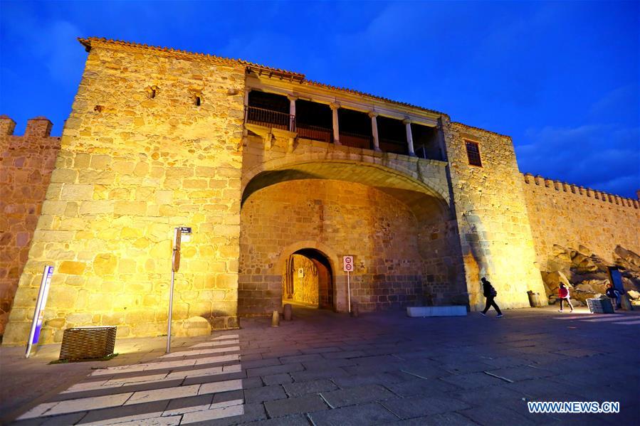 La vieille ville d'ávila en Espagne 