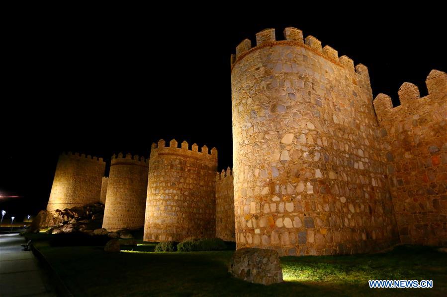 La vieille ville d'ávila en Espagne 