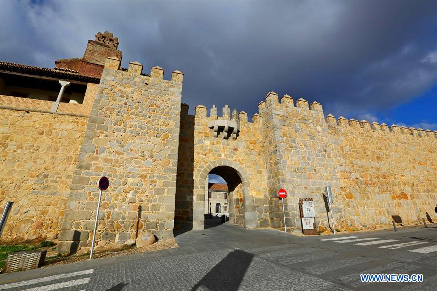 La vieille ville d'ávila en Espagne 