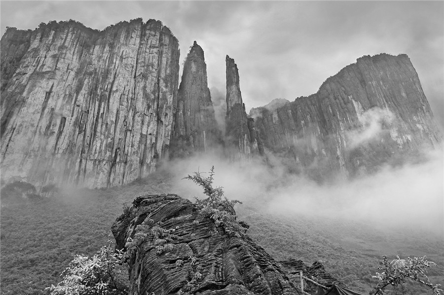 Les plus beaux paysages de Chine en noir et blanc