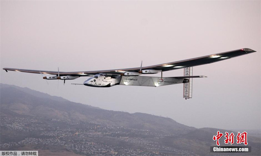 Le vol d'essai du Solar Impulse 2 à Hawa?