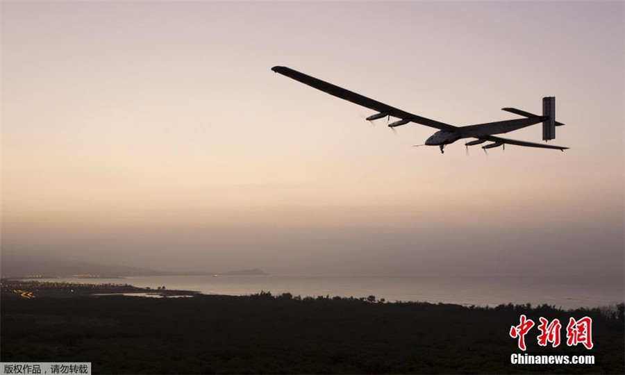 Le vol d'essai du Solar Impulse 2 à Hawa?