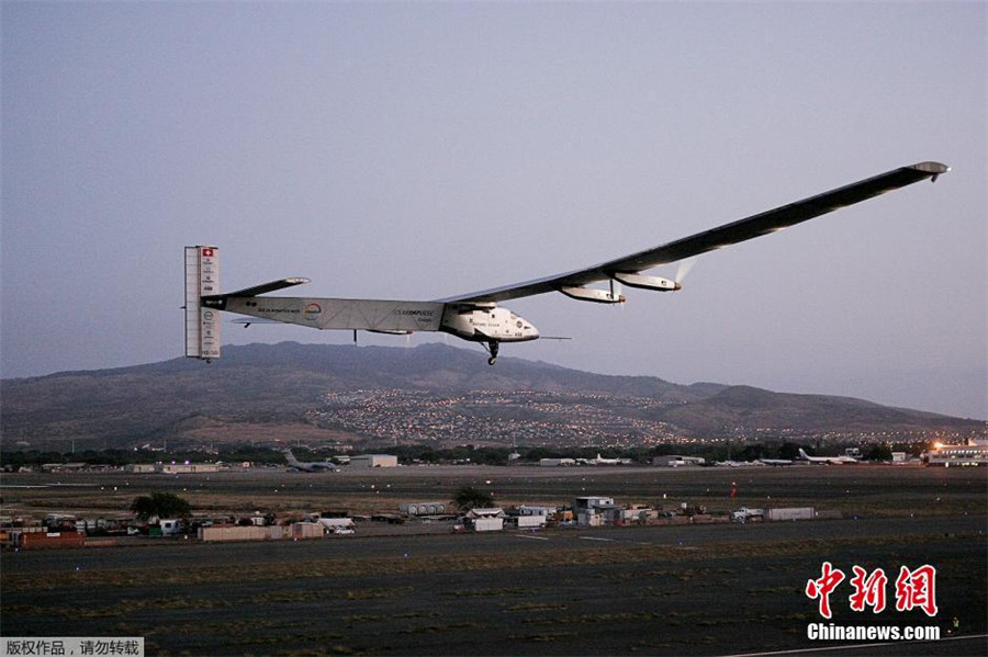 Le vol d'essai du Solar Impulse 2 à Hawa?