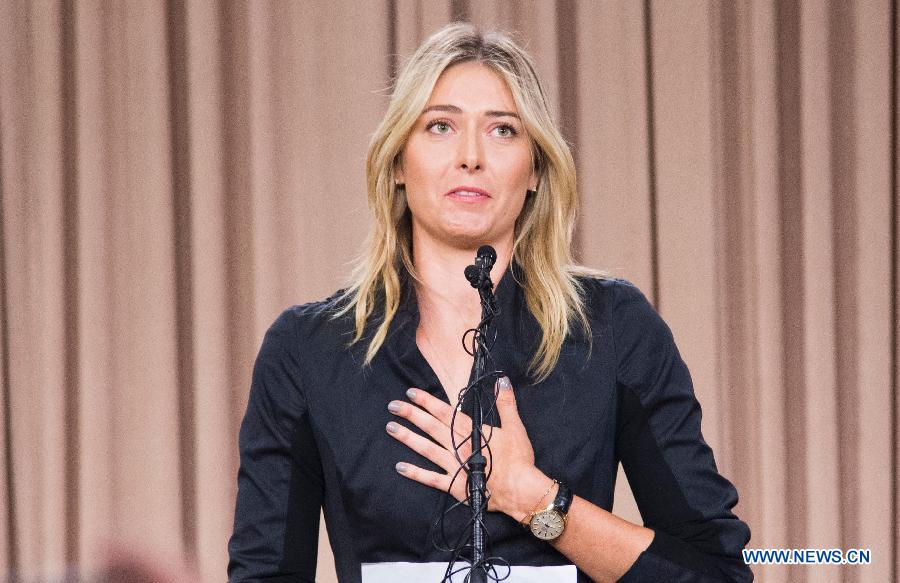 De grandes marques suspendent leurs contrats avec Sharapova après son annonce d'un contr?le antidopage positif