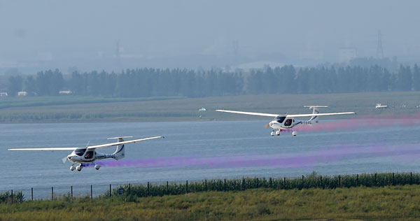 Le premier avion électrique chinois prêt pour le décollage