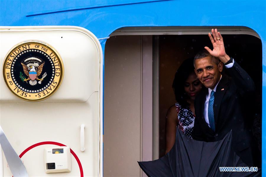 Arrivée d'Obama à Cuba pour une visite historique