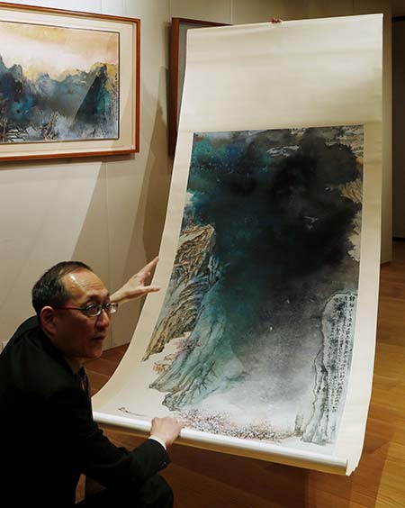 Art : vente record pour une peinture de Zhang Daqian 