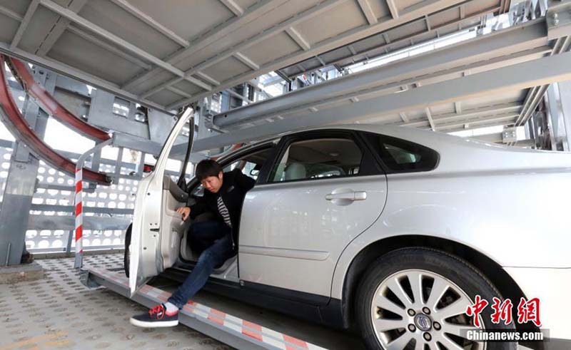 Mise en service d’un parking automatique à étages à Beijing