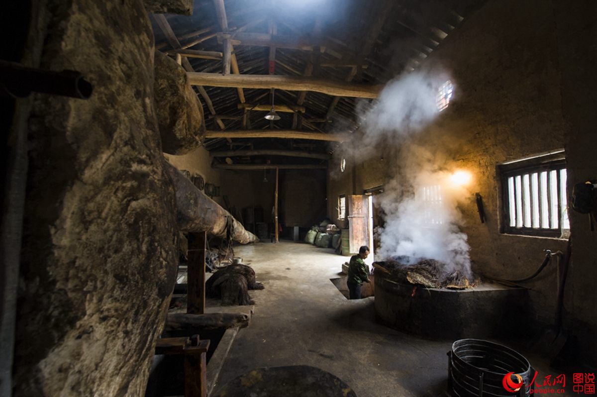 Un atelier centenaire d’extraction d’huile vierge à Xi’an