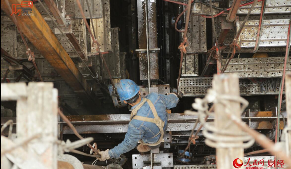 Construction du plus haut gratte-ciel de Beijing