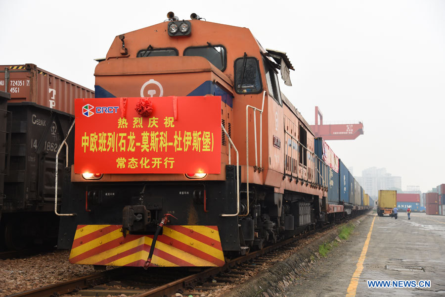 Le p?le chinois d'exportations lance un train de marchandises régulier vers l'Europe