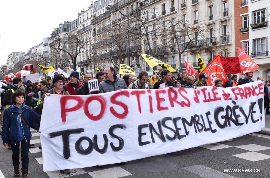 Projet de loi travail : entre 170 000 et 500 000 Fran?ais ont manifesté jeudi à la quatrième journée de mobilisation