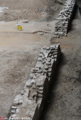 Apparition des vestiges d'un palais impérial à Shenyang