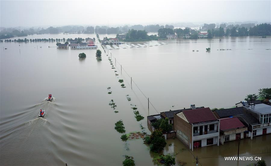 Les pluies continues affectent des millions de personnes à travers la Chine