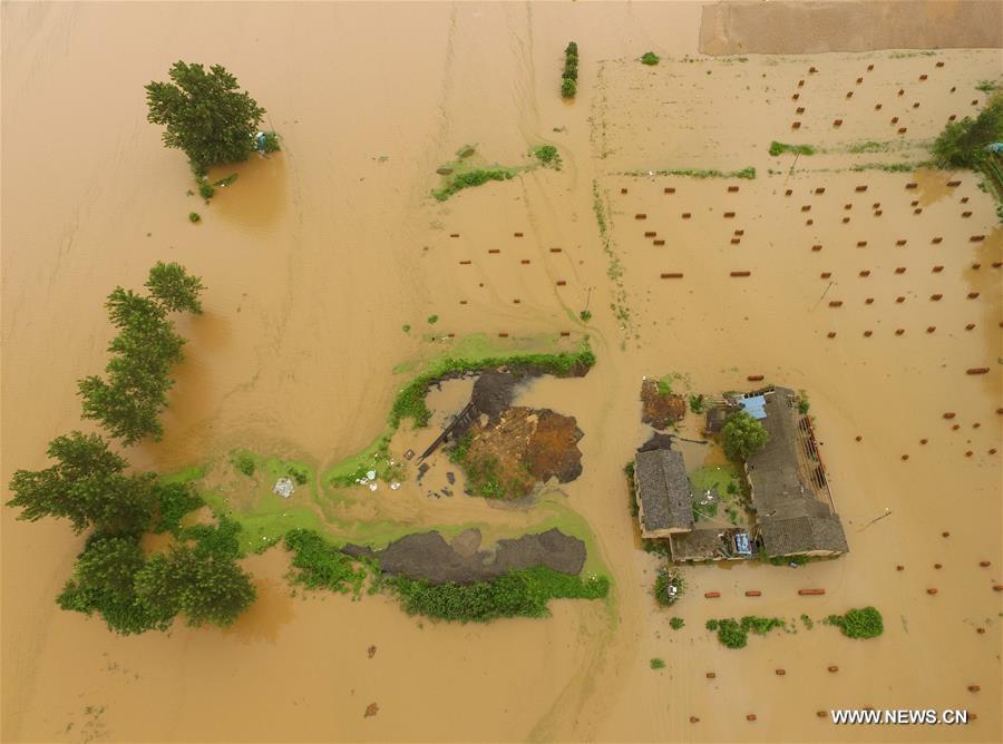 Chine : inondations dans l'Anhui