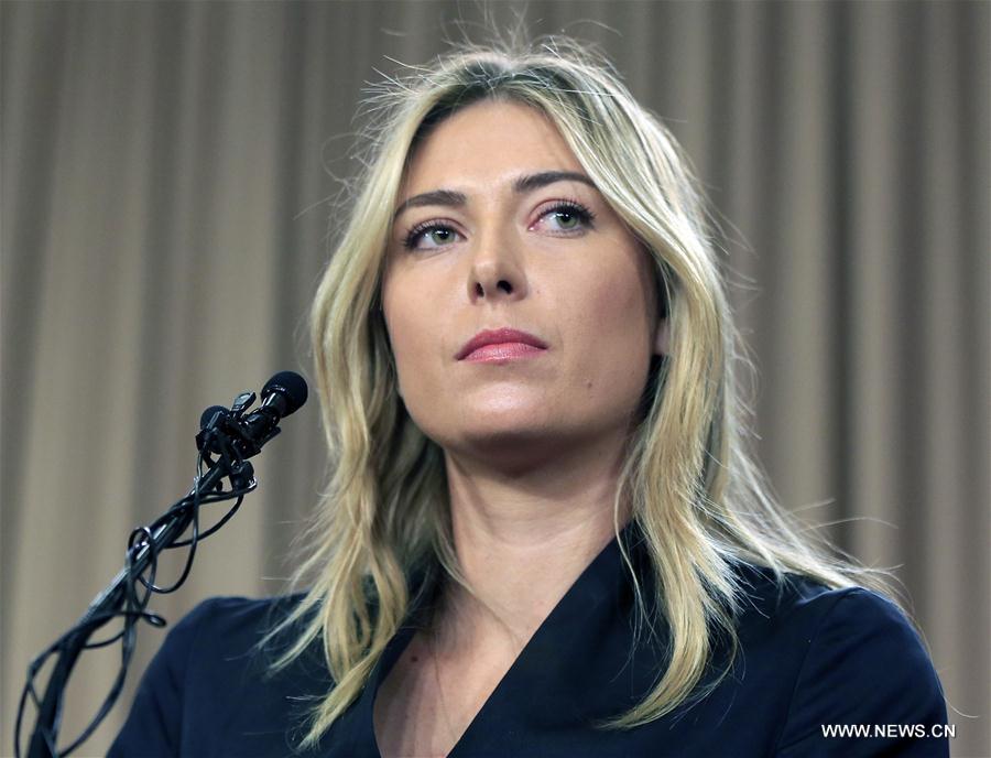 La star du tennis Sharapova ne participera pas aux JO de Rio