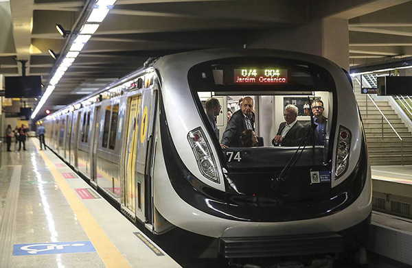 Rio 2016: les trains fabriqués en Chine bient?t en fonction