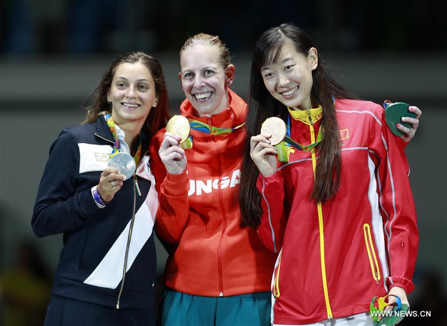 JO 2016/Epée féminine: La Hongroise Emese Szasz sacrée championne olympique