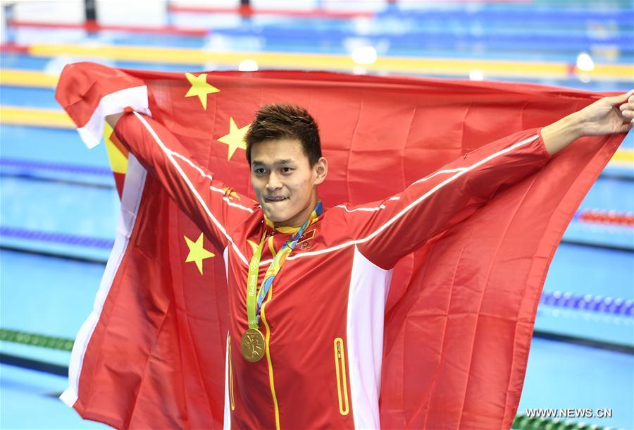 JO de Rio : le Chinois Sun Yang remporte le 200m nage libre