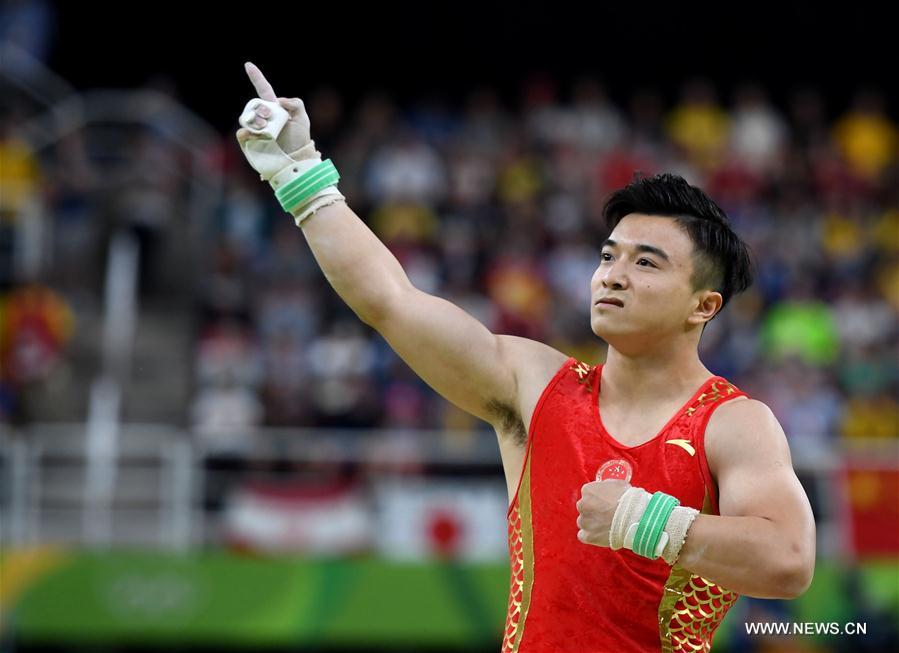 JO 2016/Gym (homme): L'équipe chinoise remporte la médaille de bronze