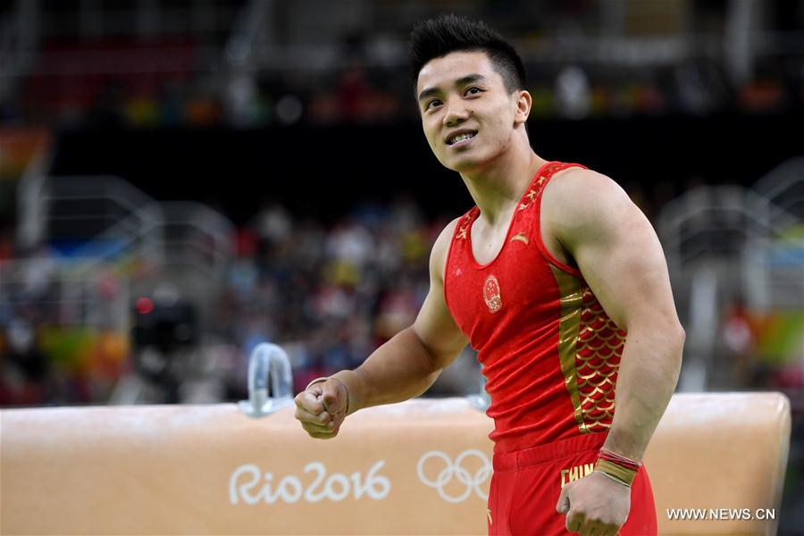 JO 2016/Gym (homme): L'équipe chinoise remporte la médaille de bronze