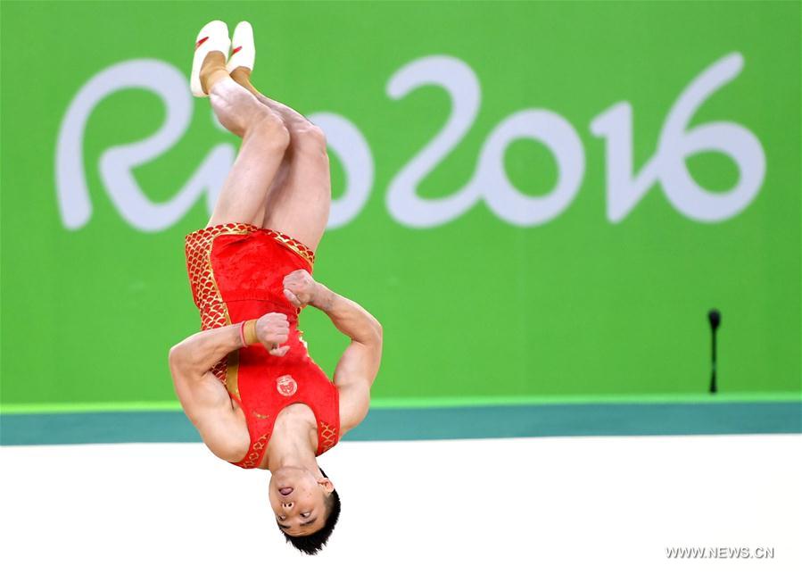 JO 2016/Gym (homme): L'équipe chinoise remporte la médaille de bronze