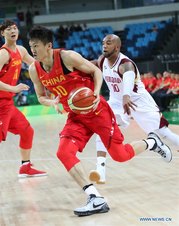 JO de Rio : match de basket Chine-Venezuela