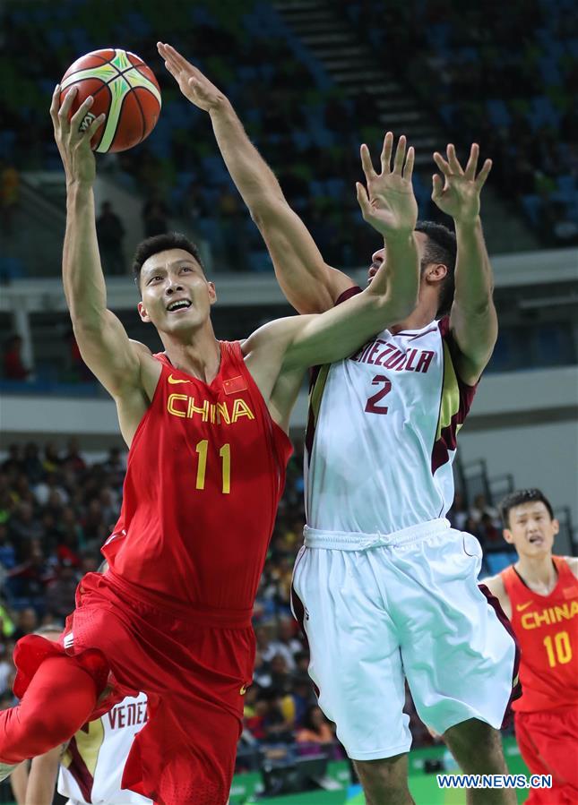 JO de Rio : match de basket Chine-Venezuela