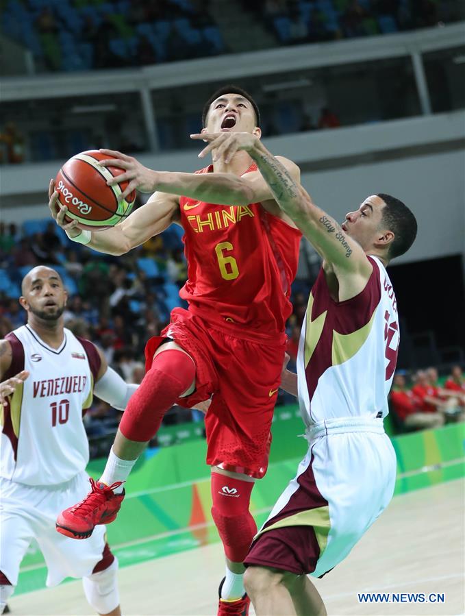 JO de Rio : match de basket Chine-Venezuela