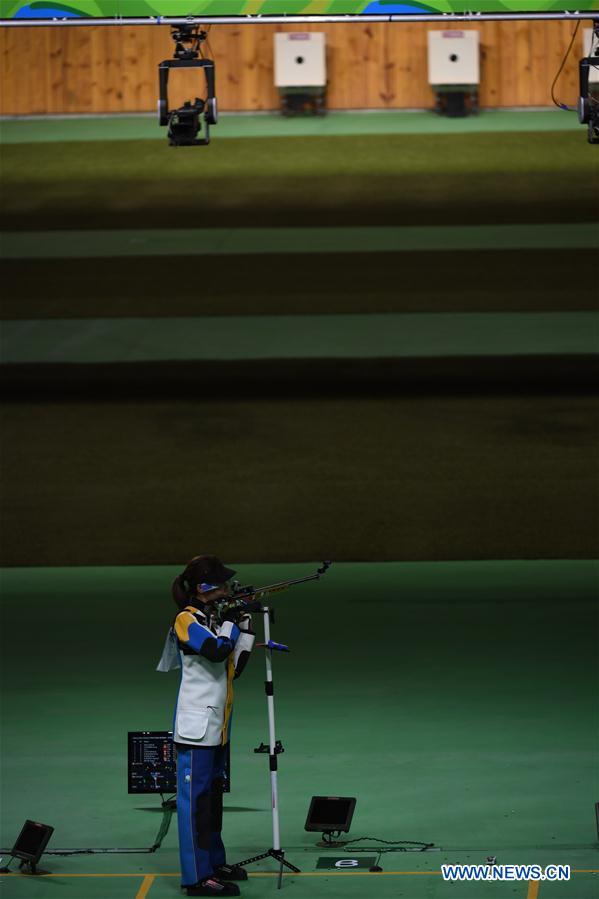 JO 2016/ tir à la carabine à 50 m 3 positions : Les Chinoises Zhang Binbin et Du Li en argent et en bronze