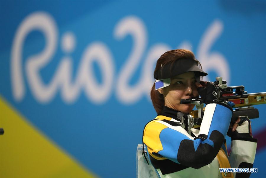 JO 2016/ tir à la carabine à 50 m 3 positions : Les Chinoises Zhang Binbin et Du Li en argent et en bronze