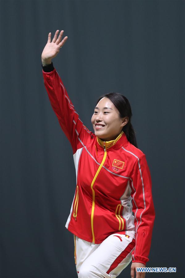 JO 2016/ tir à la carabine à 50 m 3 positions : Les Chinoises Zhang Binbin et Du Li en argent et en bronze