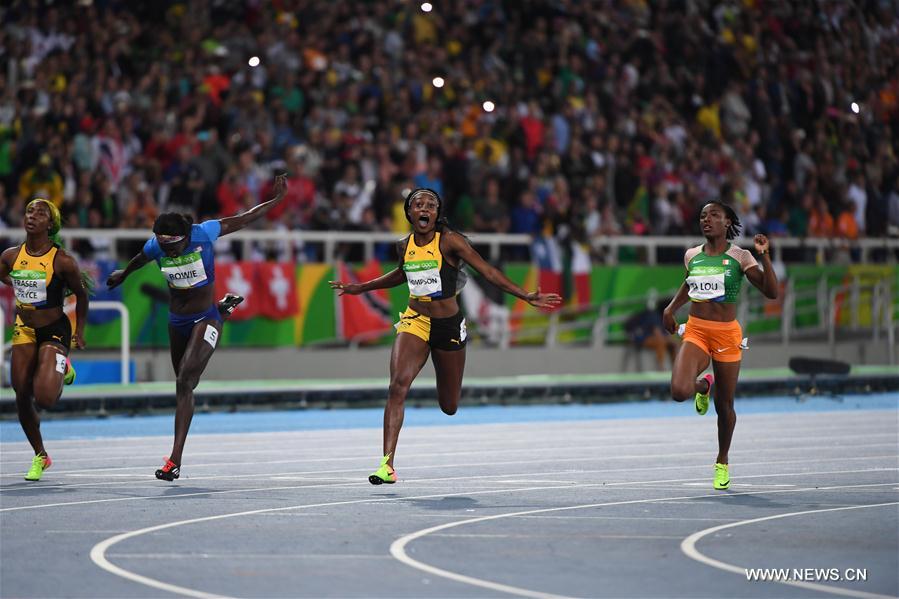 JO 2016 : la Jama?caine Elaine Thompson championne du 100 m