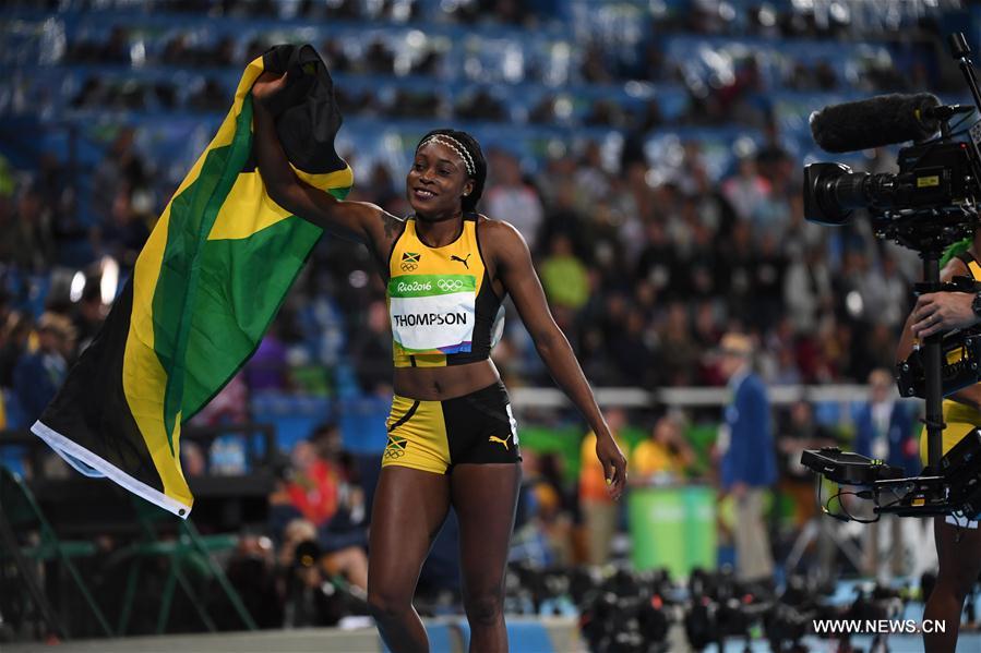 JO 2016 : la Jama?caine Elaine Thompson championne du 100 m